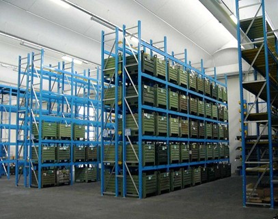 Scaffalatura industriale alta